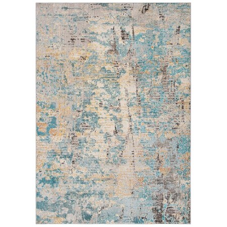 Safavieh Madison Power Loomed Runner Area RugGrey & Blue 2 ft.2 in. x 6 ft. MAD457F-26